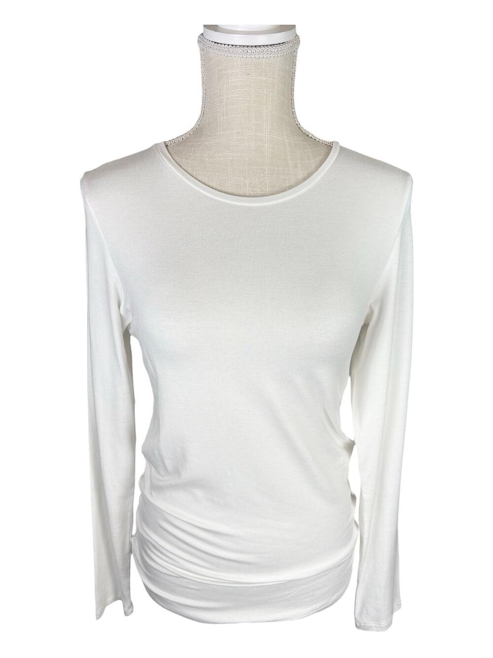 Majestic Filatures Superwashed Soft Touch Deluxe T-Shirt Women's 3/Medium White